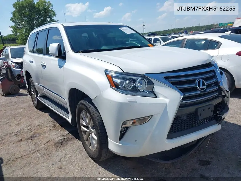 2017 Lexus Gx 460 VIN: JTJBM7FXXH5162255 Lot: 45568411