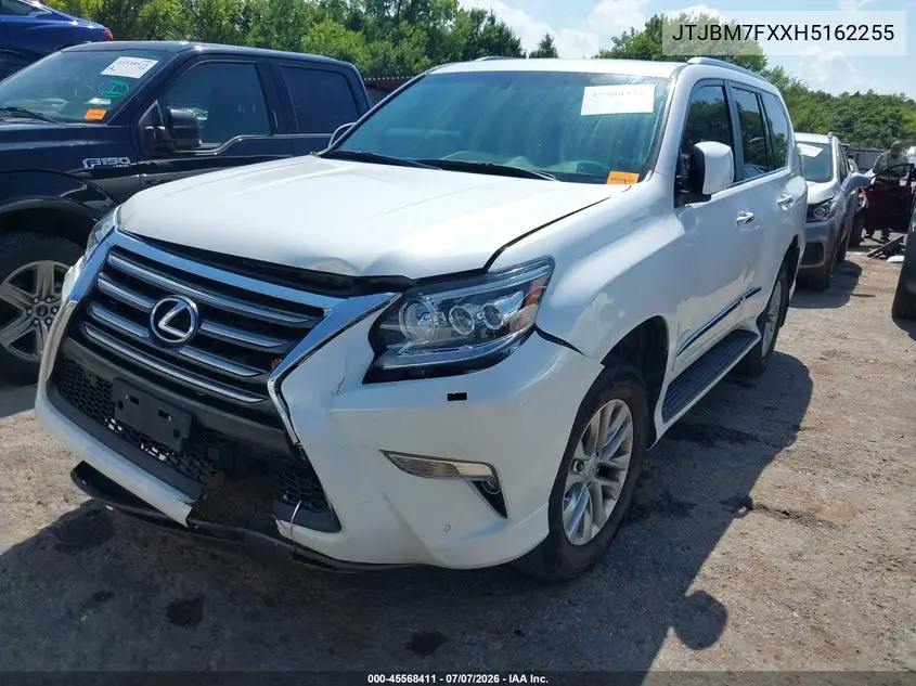 2017 Lexus Gx 460 VIN: JTJBM7FXXH5162255 Lot: 45568411