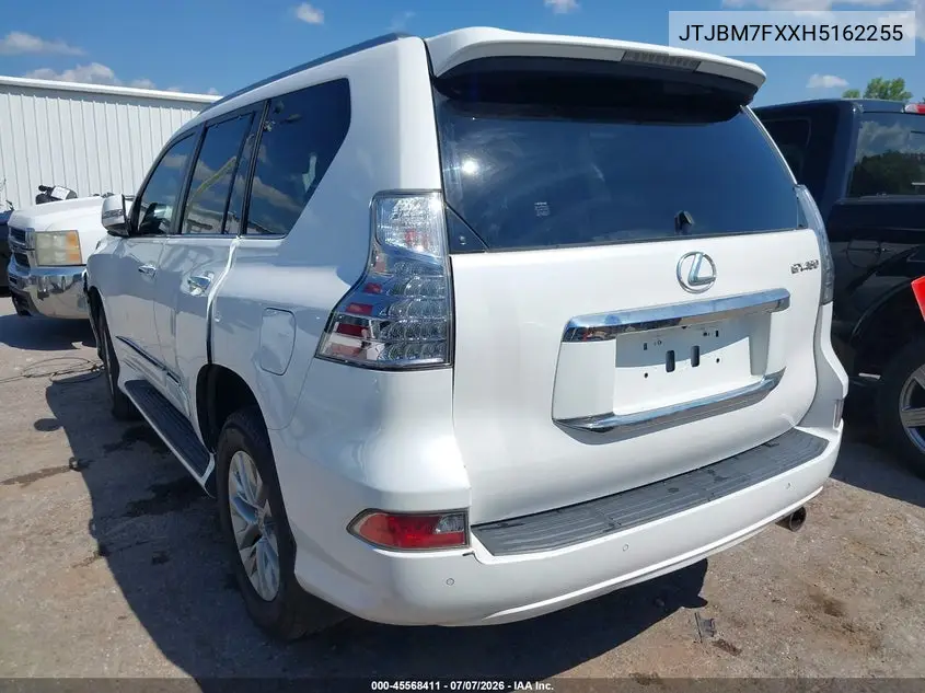 2017 Lexus Gx 460 VIN: JTJBM7FXXH5162255 Lot: 45568411
