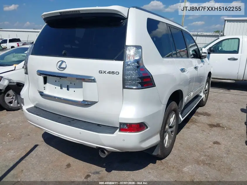 2017 Lexus Gx 460 VIN: JTJBM7FXXH5162255 Lot: 45568411