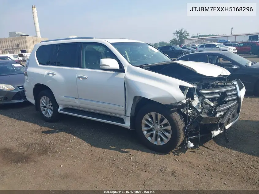 2017 Lexus Gx 460 VIN: JTJBM7FXXH5168296 Lot: 45660113