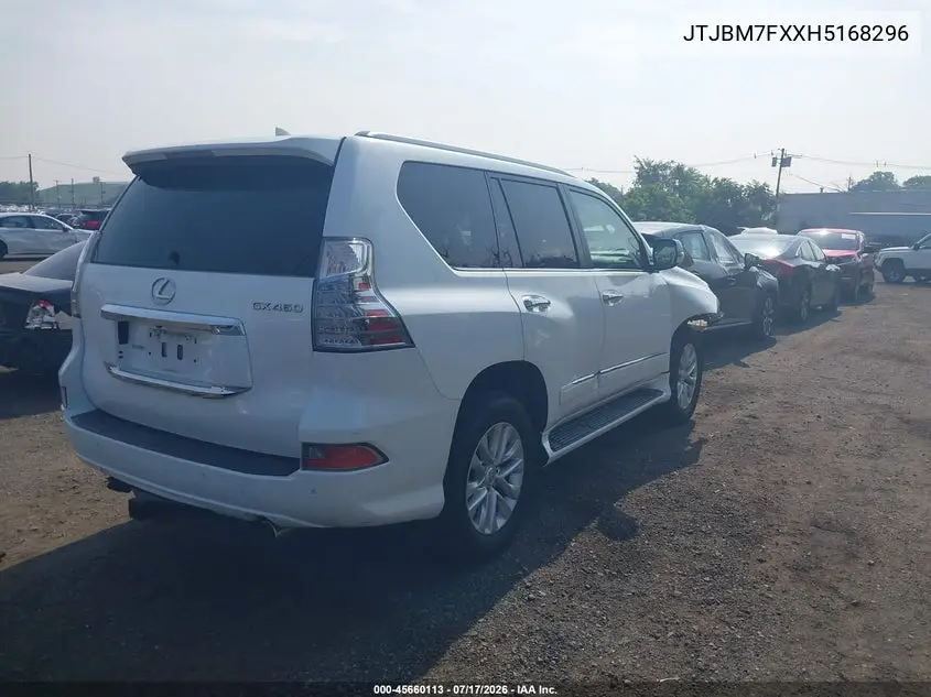 2017 Lexus Gx 460 VIN: JTJBM7FXXH5168296 Lot: 45660113
