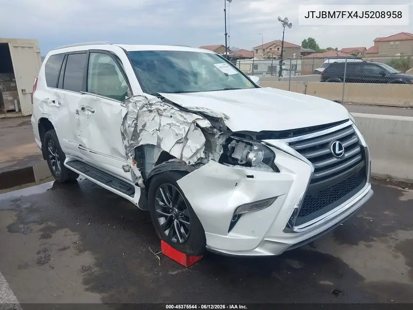 2018 Lexus Gx 460 VIN: JTJBM7FX4J5208958 Lot: 45375544