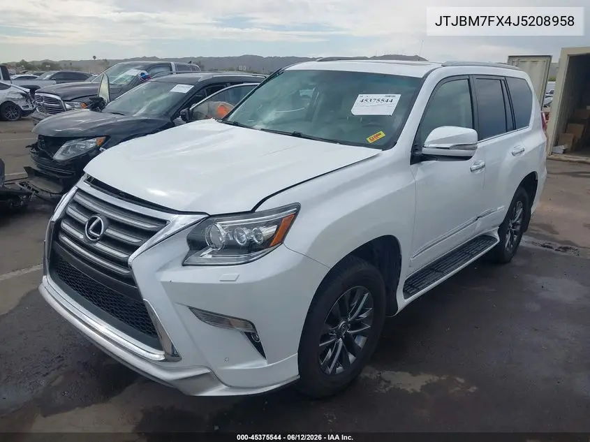 2018 Lexus Gx 460 VIN: JTJBM7FX4J5208958 Lot: 45375544