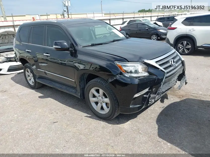 2018 Lexus Gx 460 VIN: JTJBM7FX5J5196352 Lot: 45607201