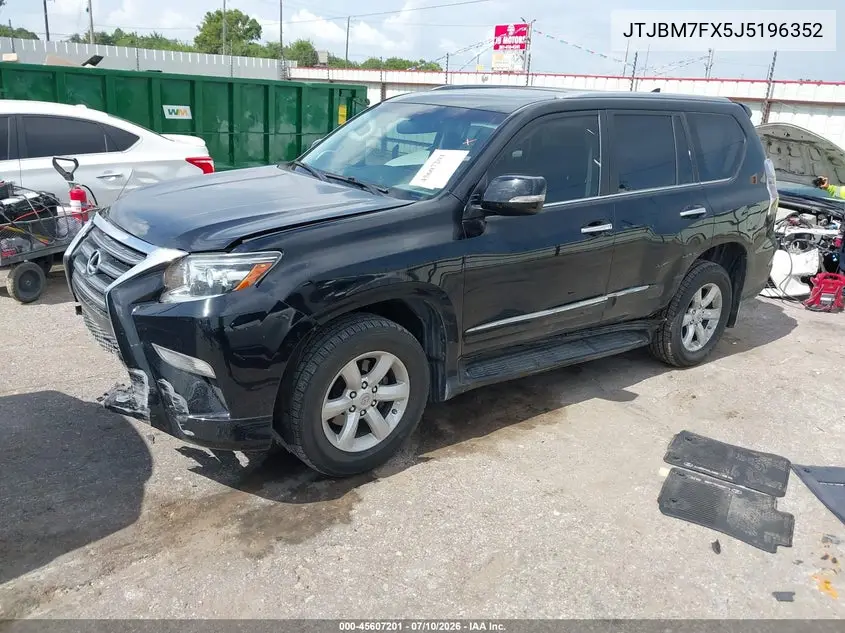 2018 Lexus Gx 460 VIN: JTJBM7FX5J5196352 Lot: 45607201