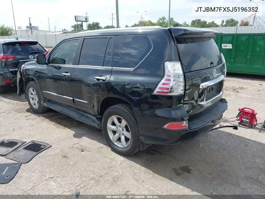 2018 Lexus Gx 460 VIN: JTJBM7FX5J5196352 Lot: 45607201