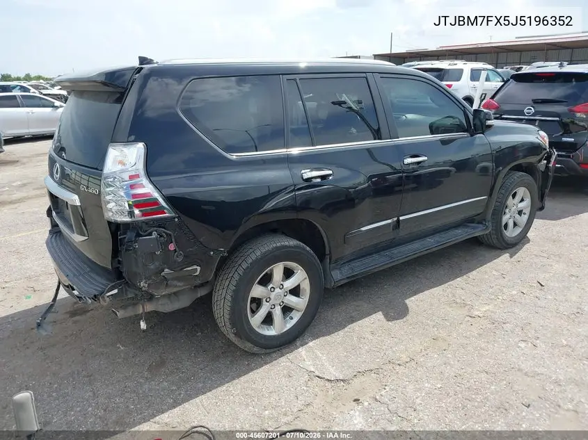 2018 Lexus Gx 460 VIN: JTJBM7FX5J5196352 Lot: 45607201