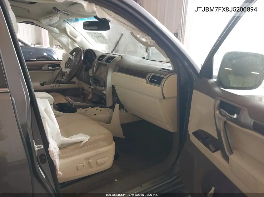 2018 Lexus Gx 460 VIN: JTJBM7FX8J5200894 Lot: 45645131