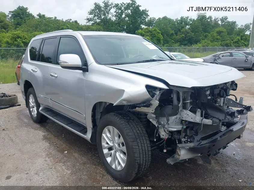 2019 Lexus Gx 460 Premium VIN: JTJBM7FX0K5211406 Lot: 45322188