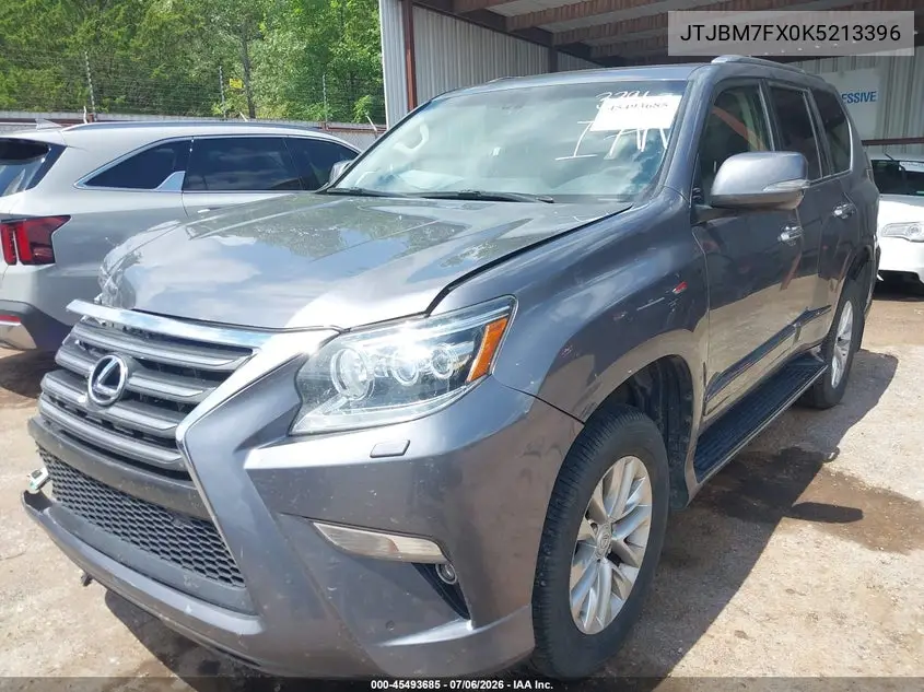 2019 Lexus Gx 460 Premium VIN: JTJBM7FX0K5213396 Lot: 45493685