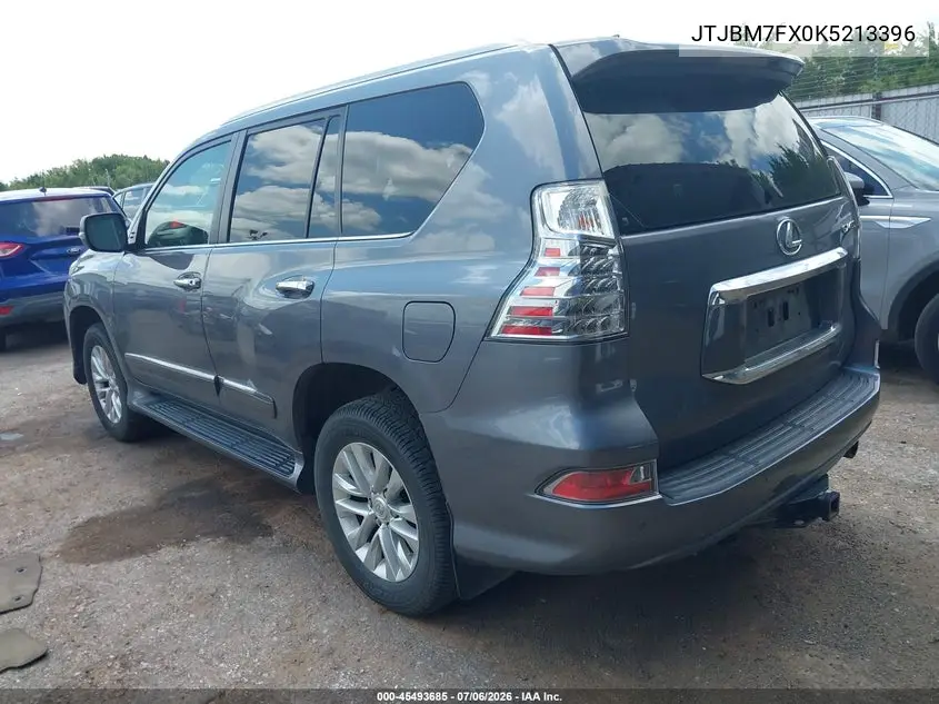 2019 Lexus Gx 460 Premium VIN: JTJBM7FX0K5213396 Lot: 45493685