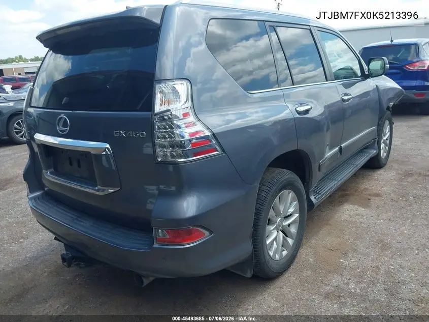 2019 Lexus Gx 460 Premium VIN: JTJBM7FX0K5213396 Lot: 45493685
