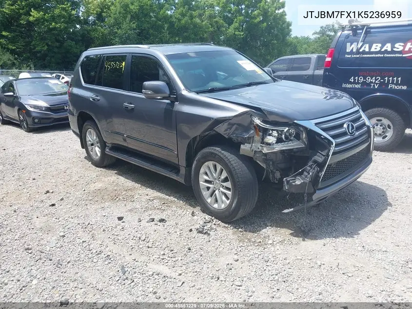 2019 Lexus Gx 460 Premium VIN: JTJBM7FX1K5236959 Lot: 45551229