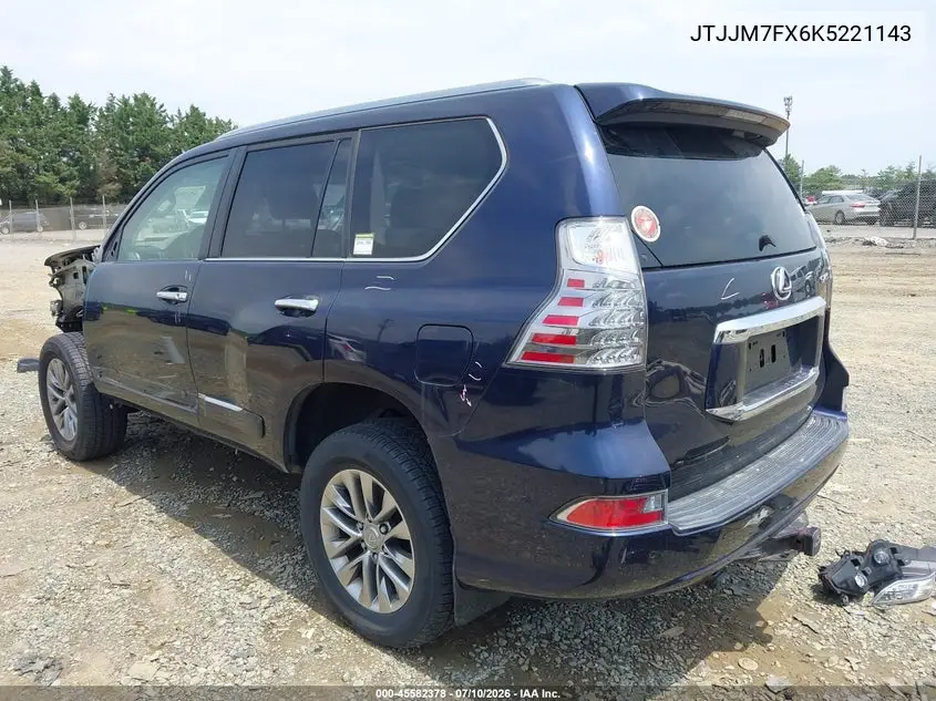 2019 Lexus Gx 460 Luxury VIN: JTJJM7FX6K5221143 Lot: 45582378