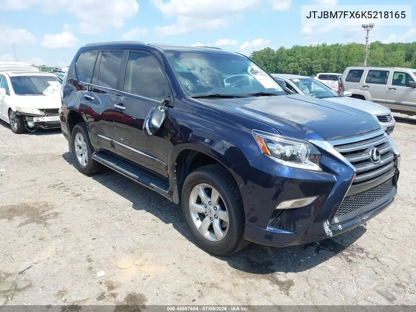 2019 Lexus Gx 460 VIN: JTJBM7FX6K5218165 Lot: 45587604