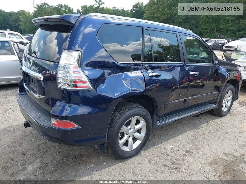 2019 Lexus Gx 460 VIN: JTJBM7FX6K5218165 Lot: 45587604