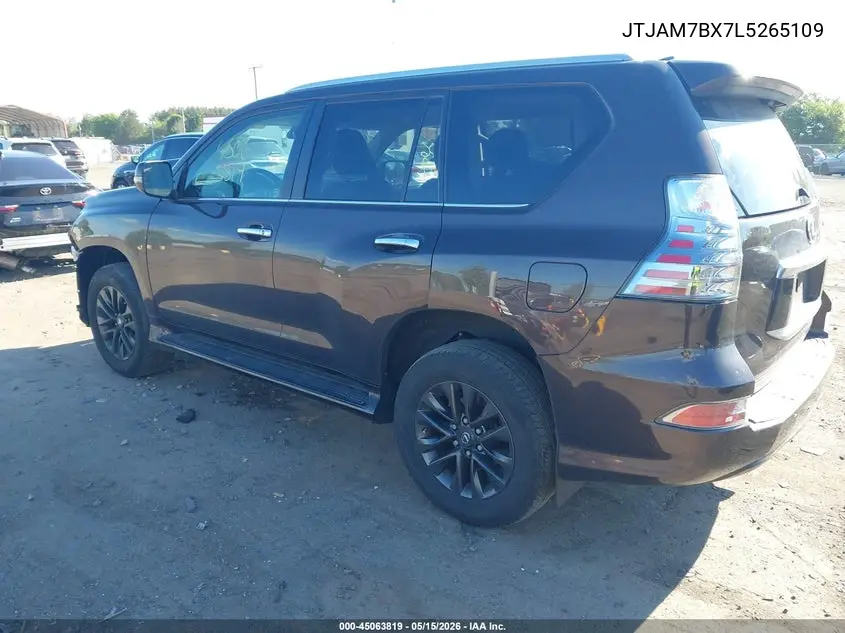 2020 Lexus Gx 460 Premium VIN: JTJAM7BX7L5265109 Lot: 45063819