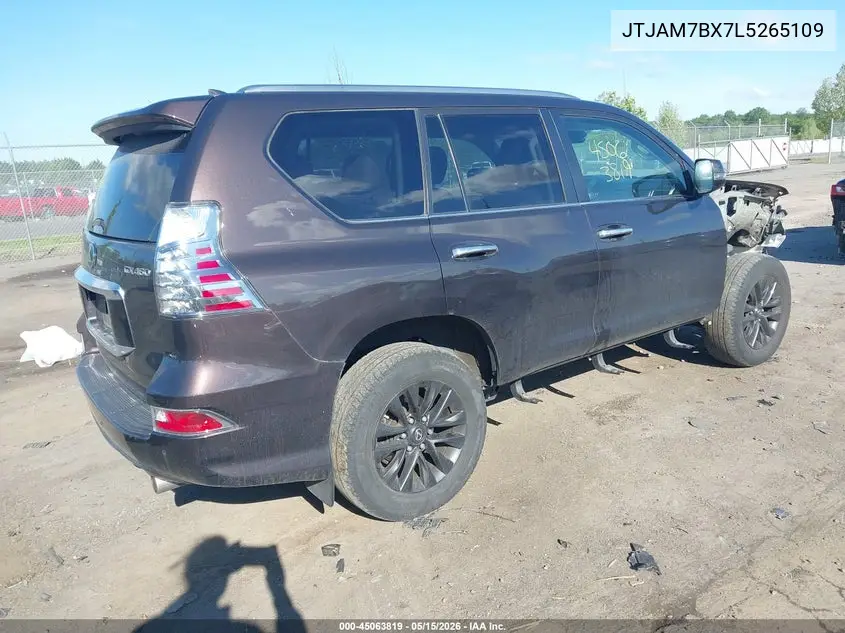 2020 Lexus Gx 460 Premium VIN: JTJAM7BX7L5265109 Lot: 45063819