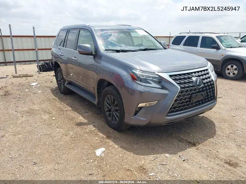 2020 Lexus Gx 460 Premium VIN: JTJAM7BX2L5245947 Lot: 45457219