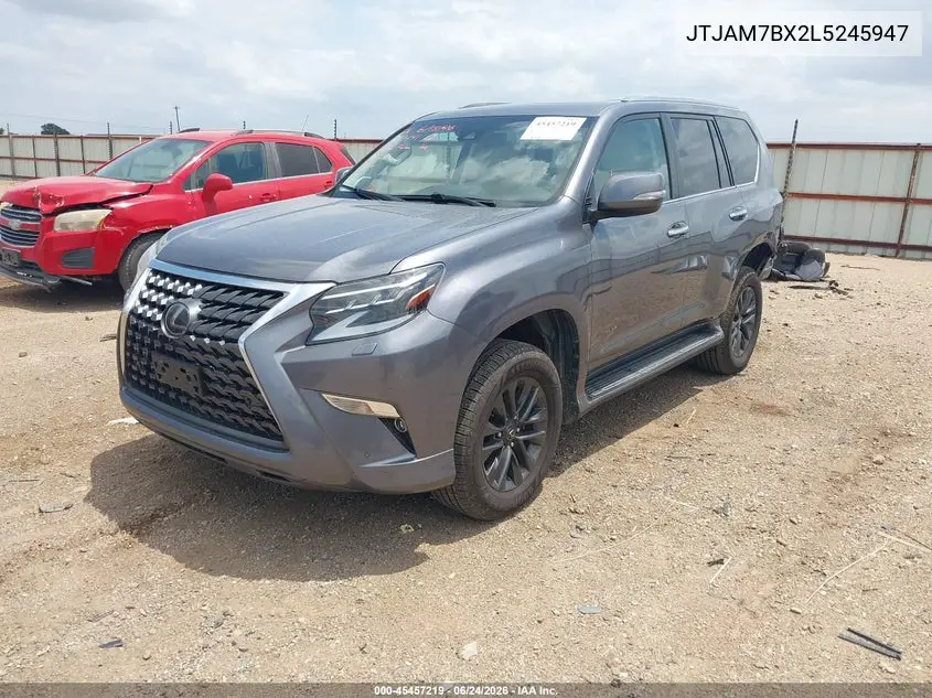 2020 Lexus Gx 460 Premium VIN: JTJAM7BX2L5245947 Lot: 45457219