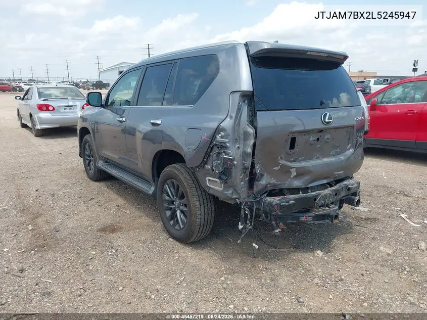 2020 Lexus Gx 460 Premium VIN: JTJAM7BX2L5245947 Lot: 45457219