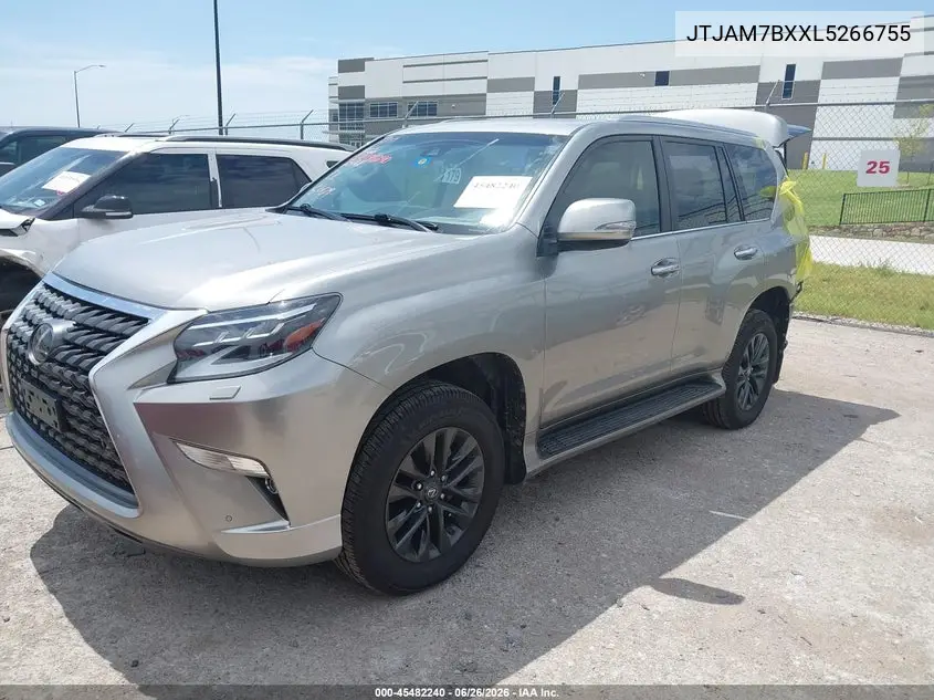 2020 Lexus Gx 460 Premium VIN: JTJAM7BXXL5266755 Lot: 45482240
