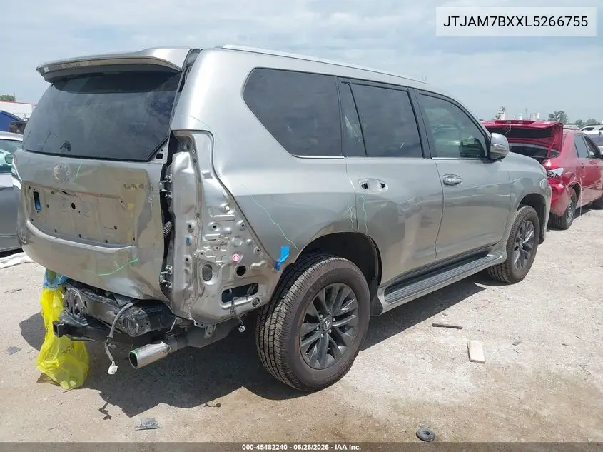 2020 Lexus Gx 460 Premium VIN: JTJAM7BXXL5266755 Lot: 45482240