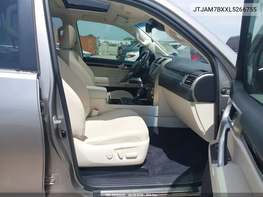 2020 Lexus Gx 460 Premium VIN: JTJAM7BXXL5266755 Lot: 45482240