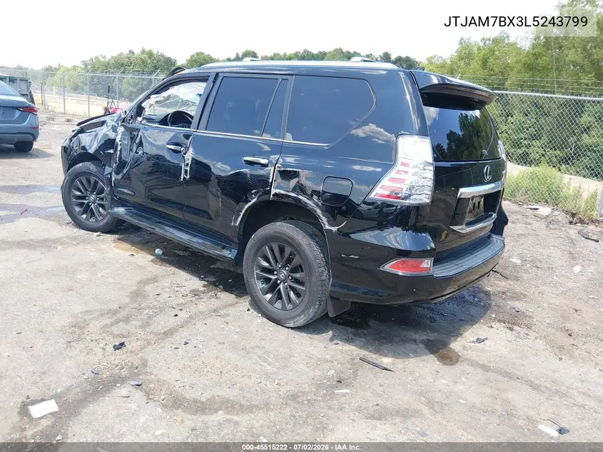2020 Lexus Gx 460 Premium VIN: JTJAM7BX3L5243799 Lot: 45515222
