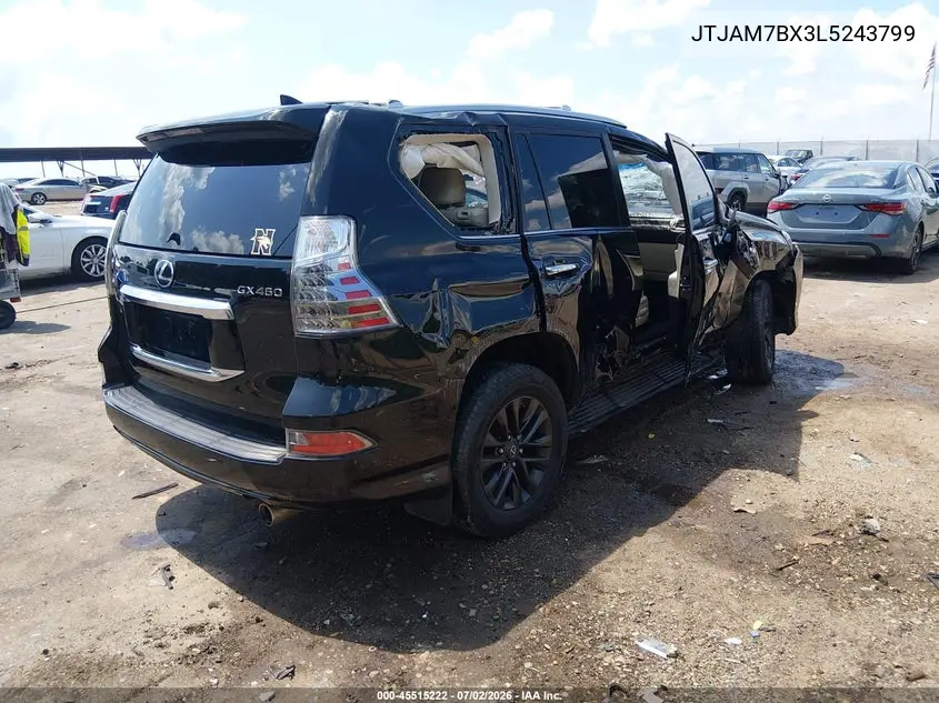 2020 Lexus Gx 460 Premium VIN: JTJAM7BX3L5243799 Lot: 45515222