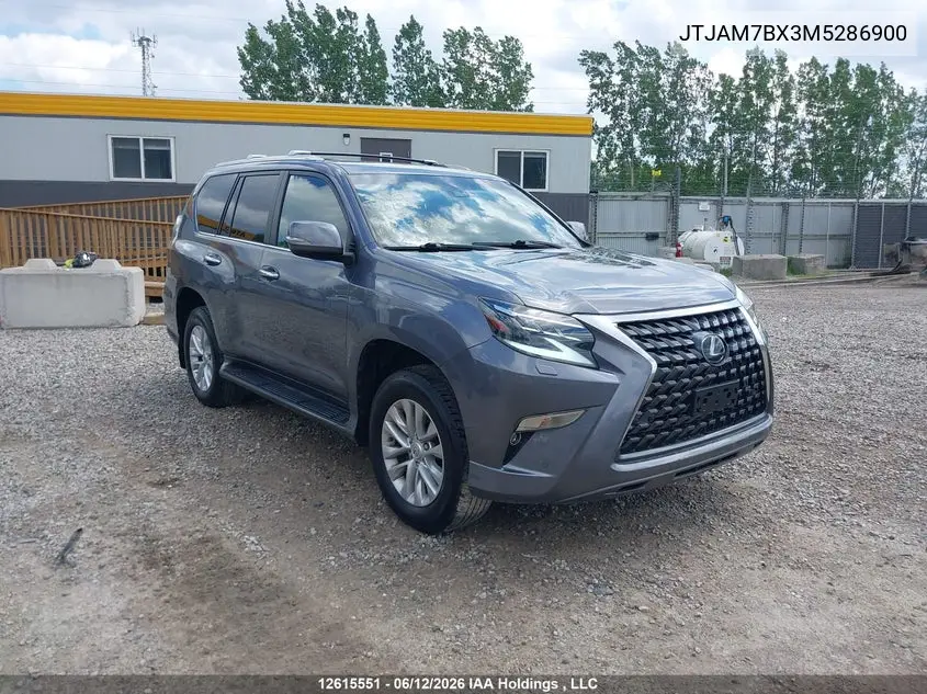 2021 Lexus Gx Gx 460 Premium VIN: JTJAM7BX3M5286900 Lot: 12615551