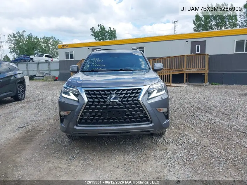 2021 Lexus Gx Gx 460 Premium VIN: JTJAM7BX3M5286900 Lot: 12615551