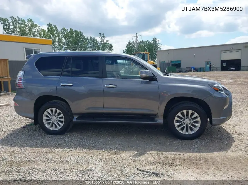 2021 Lexus Gx Gx 460 Premium VIN: JTJAM7BX3M5286900 Lot: 12615551