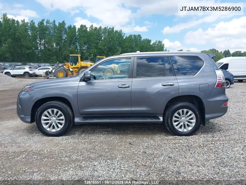 2021 Lexus Gx Gx 460 Premium VIN: JTJAM7BX3M5286900 Lot: 12615551
