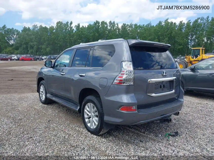 2021 Lexus Gx Gx 460 Premium VIN: JTJAM7BX3M5286900 Lot: 12615551