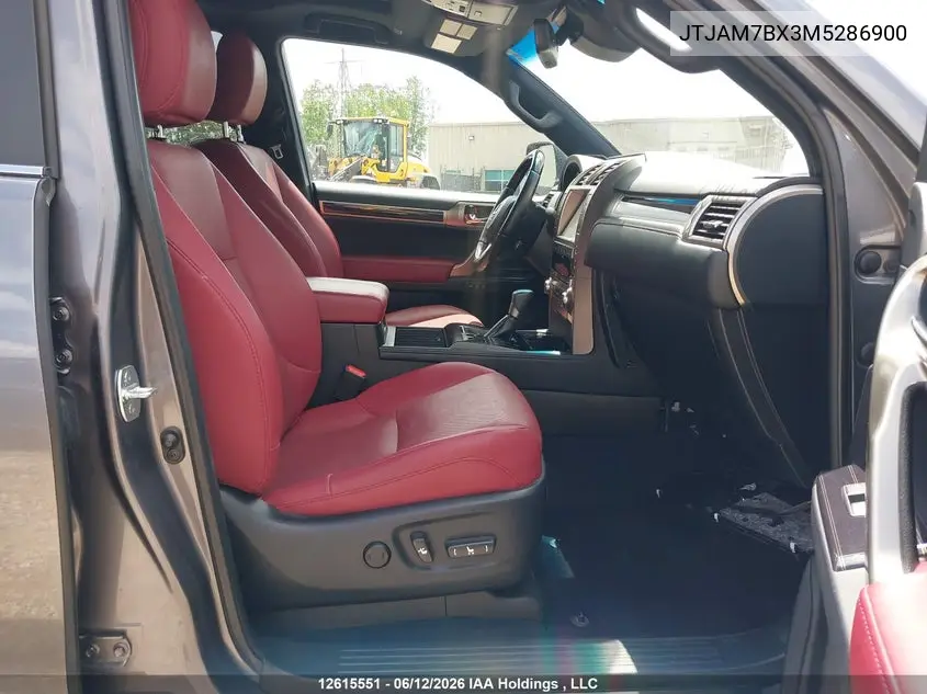 2021 Lexus Gx Gx 460 Premium VIN: JTJAM7BX3M5286900 Lot: 12615551
