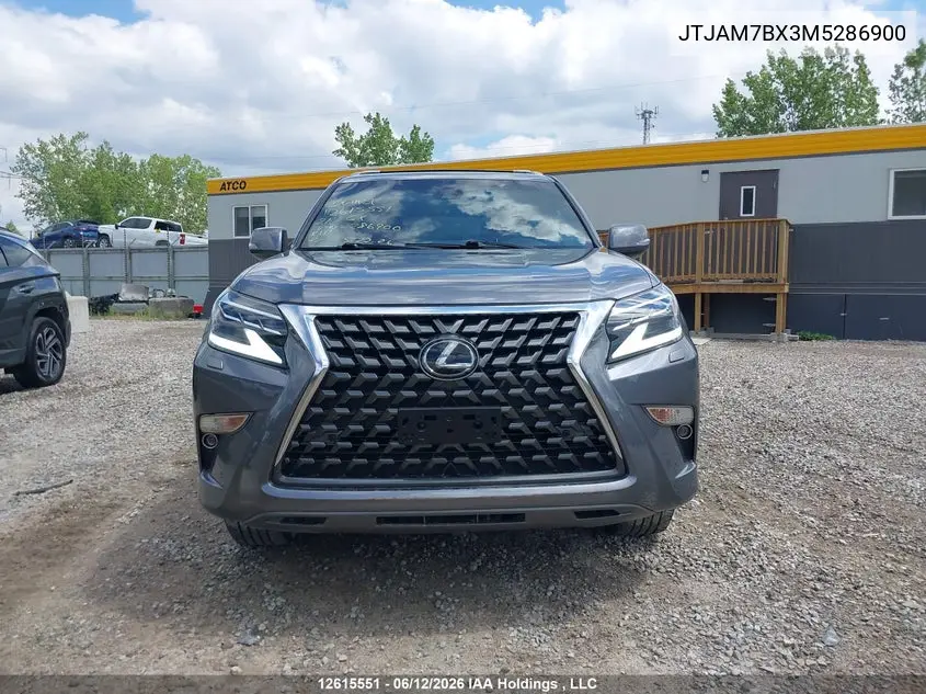 2021 Lexus Gx Gx 460 Premium VIN: JTJAM7BX3M5286900 Lot: 12615551