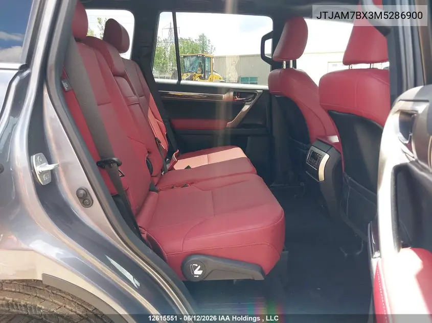 2021 Lexus Gx Gx 460 Premium VIN: JTJAM7BX3M5286900 Lot: 12615551