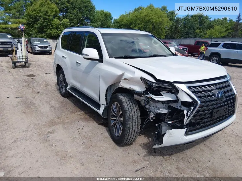 2021 Lexus Gx 460 Luxury VIN: JTJGM7BX0M5290610 Lot: 45421670