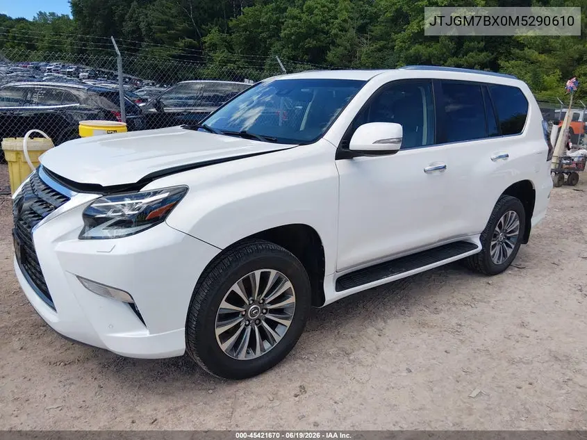 2021 Lexus Gx 460 Luxury VIN: JTJGM7BX0M5290610 Lot: 45421670