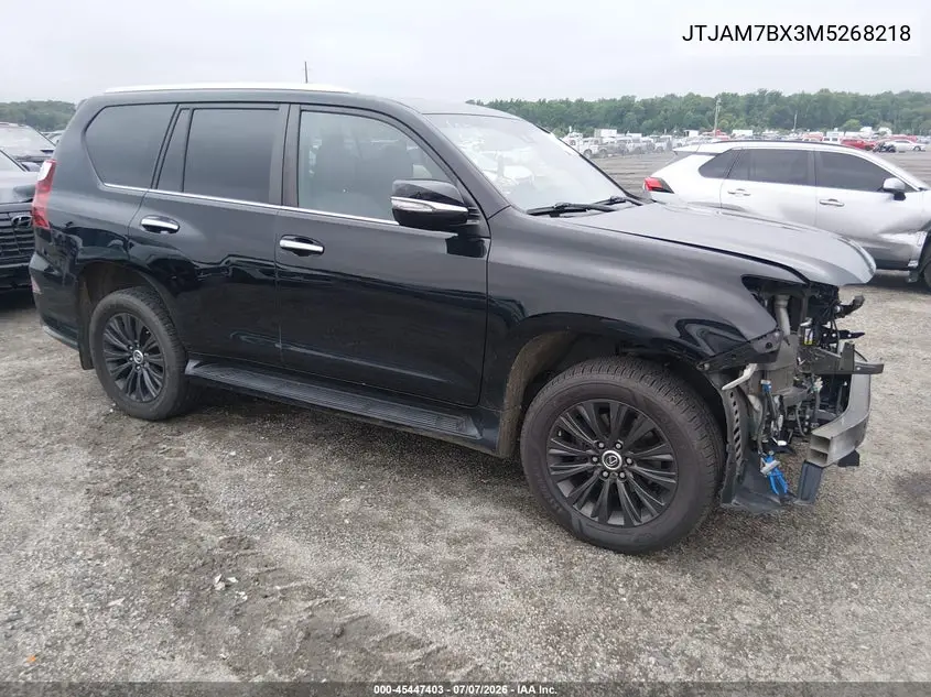 2021 Lexus Gx 460 Premium VIN: JTJAM7BX3M5268218 Lot: 45447403