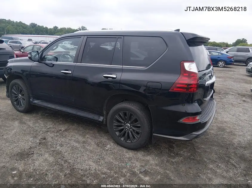2021 Lexus Gx 460 Premium VIN: JTJAM7BX3M5268218 Lot: 45447403