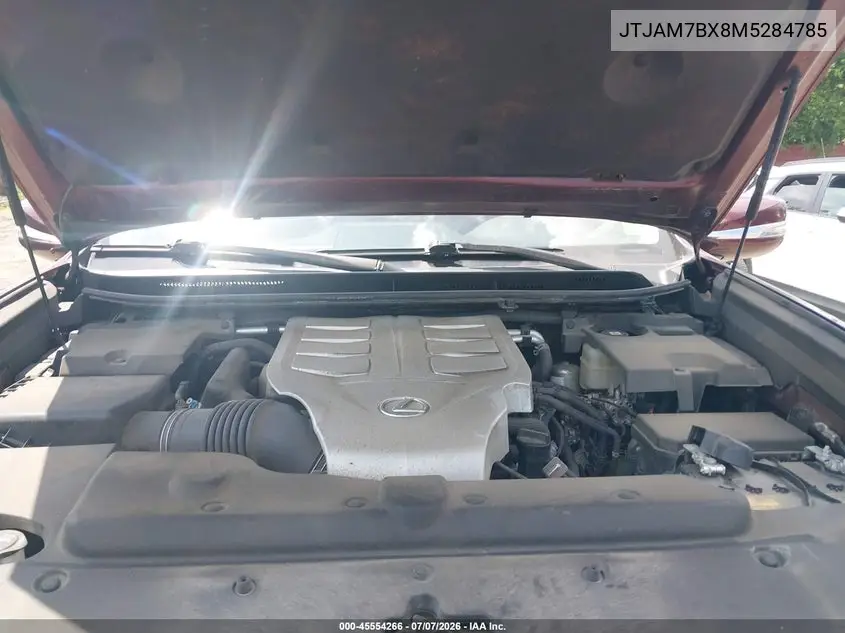 2021 Lexus Gx 460 Premium VIN: JTJAM7BX8M5284785 Lot: 45554266
