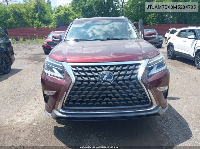 2021 Lexus Gx 460 Premium VIN: JTJAM7BX8M5284785 Lot: 45554266
