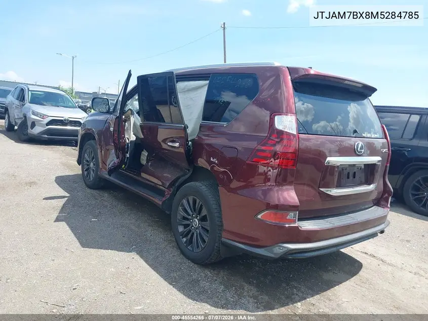 2021 Lexus Gx 460 Premium VIN: JTJAM7BX8M5284785 Lot: 45554266