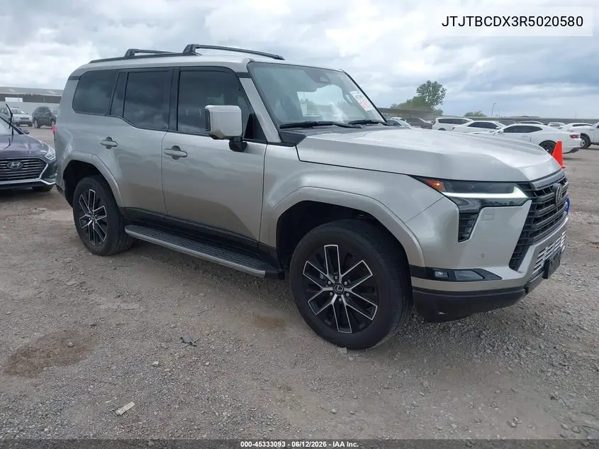 2024 Lexus Gx 550 Premium+ VIN: JTJTBCDX3R5020580 Lot: 45333093