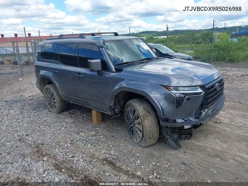2024 Lexus Gx 550 Luxury+ VIN: JTJVBCDX9R5026988 Lot: 45383277