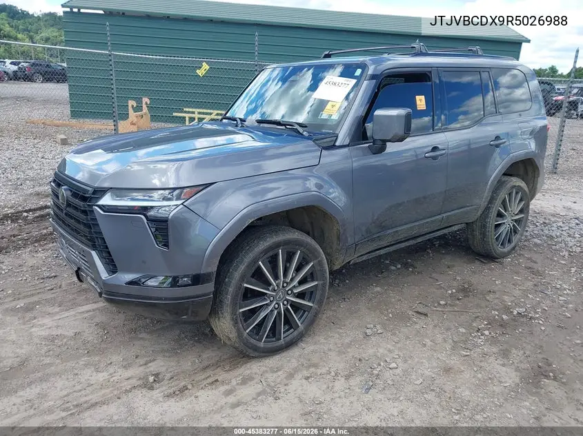 2024 Lexus Gx 550 Luxury+ VIN: JTJVBCDX9R5026988 Lot: 45383277
