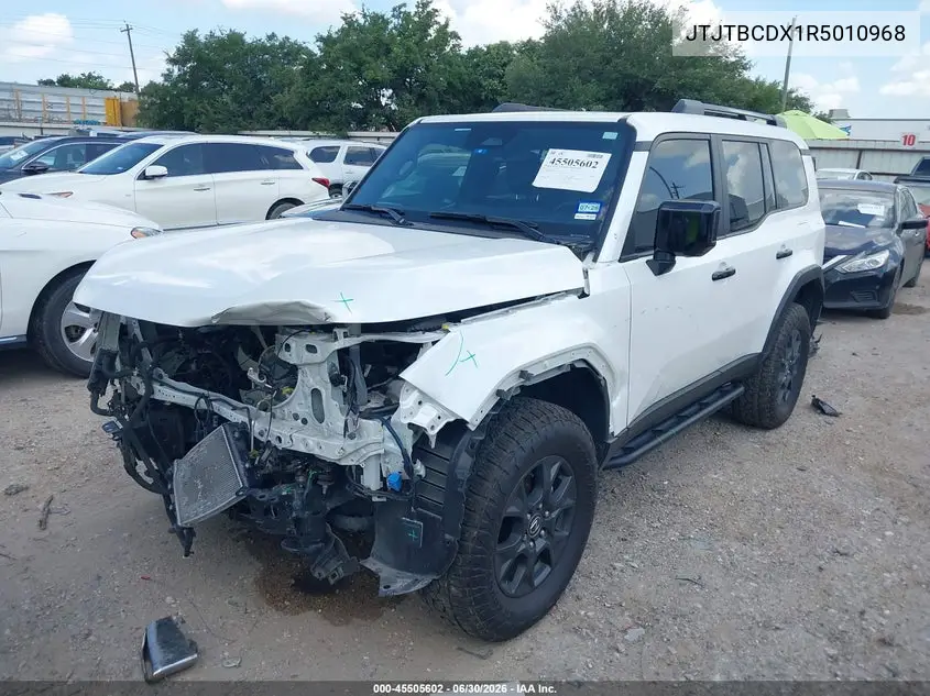 2024 Lexus Gx 550 Overtrail VIN: JTJTBCDX1R5010968 Lot: 45505602